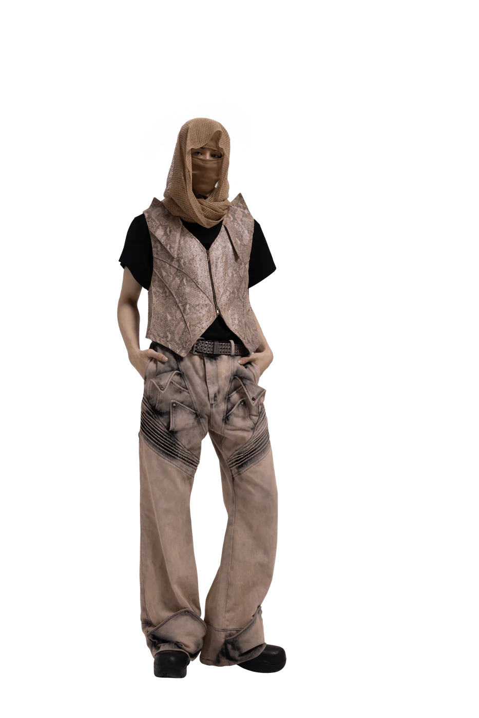 DND4DES Deconstructed Desert Petals Jeans