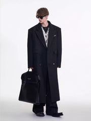 TIWILLTANG Modern Maxi Wool Coat