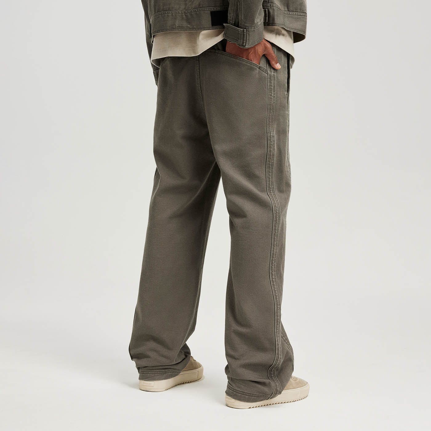 BONELESS Washed Spliced Pants (Only Size XL Left)