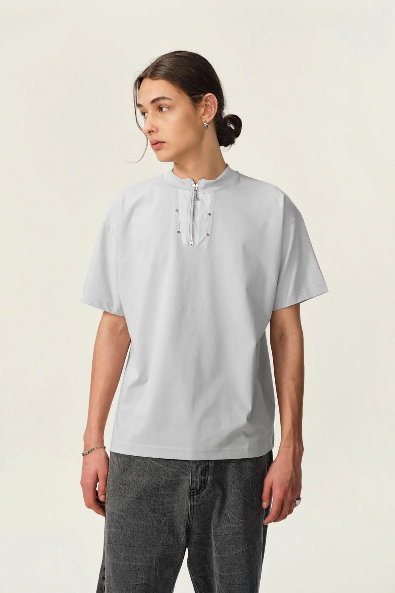 OVDY Half-Zip Rivet Sorona T-Shirt