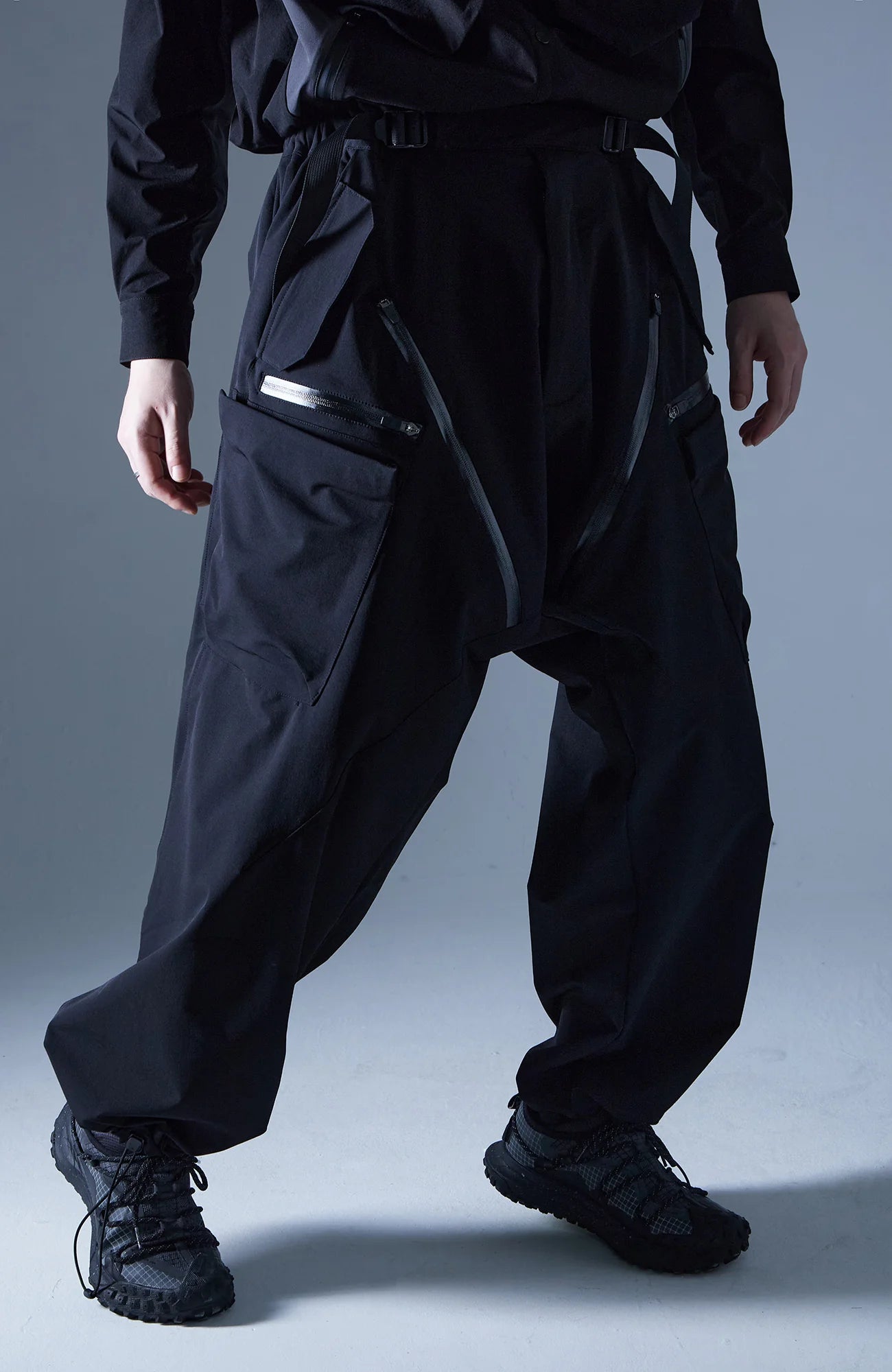 SILENSTORM Techwear Drop-Crotch Trousers