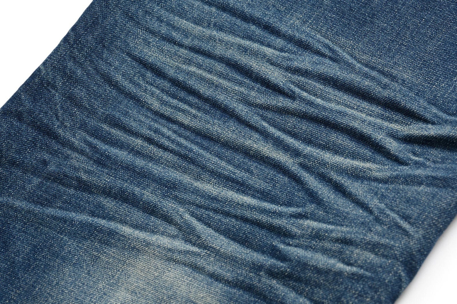 OKAYTHXBYE Wrinkled Washed Wide-Leg Jeans