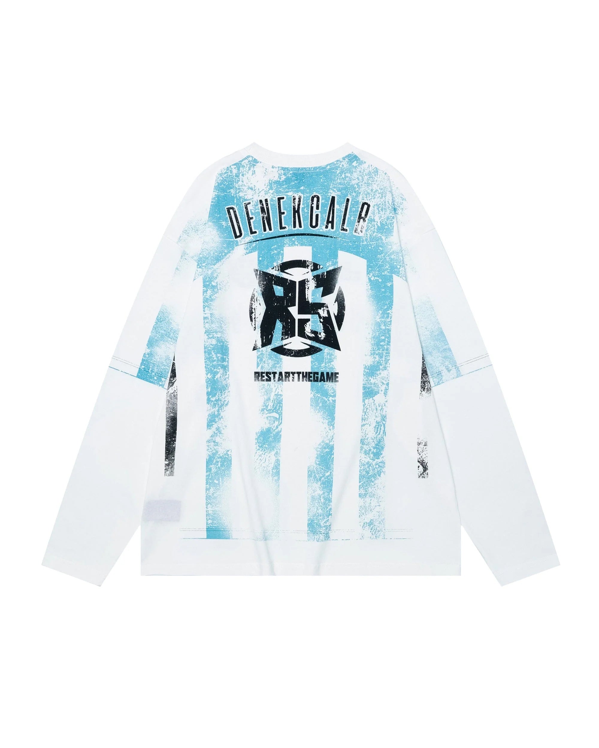 OVDY Retro Distressed Long-Sleeve Jersey