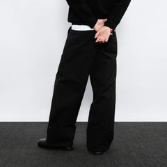 7440 37 1 Wide Cuffed Straight-Leg Pants