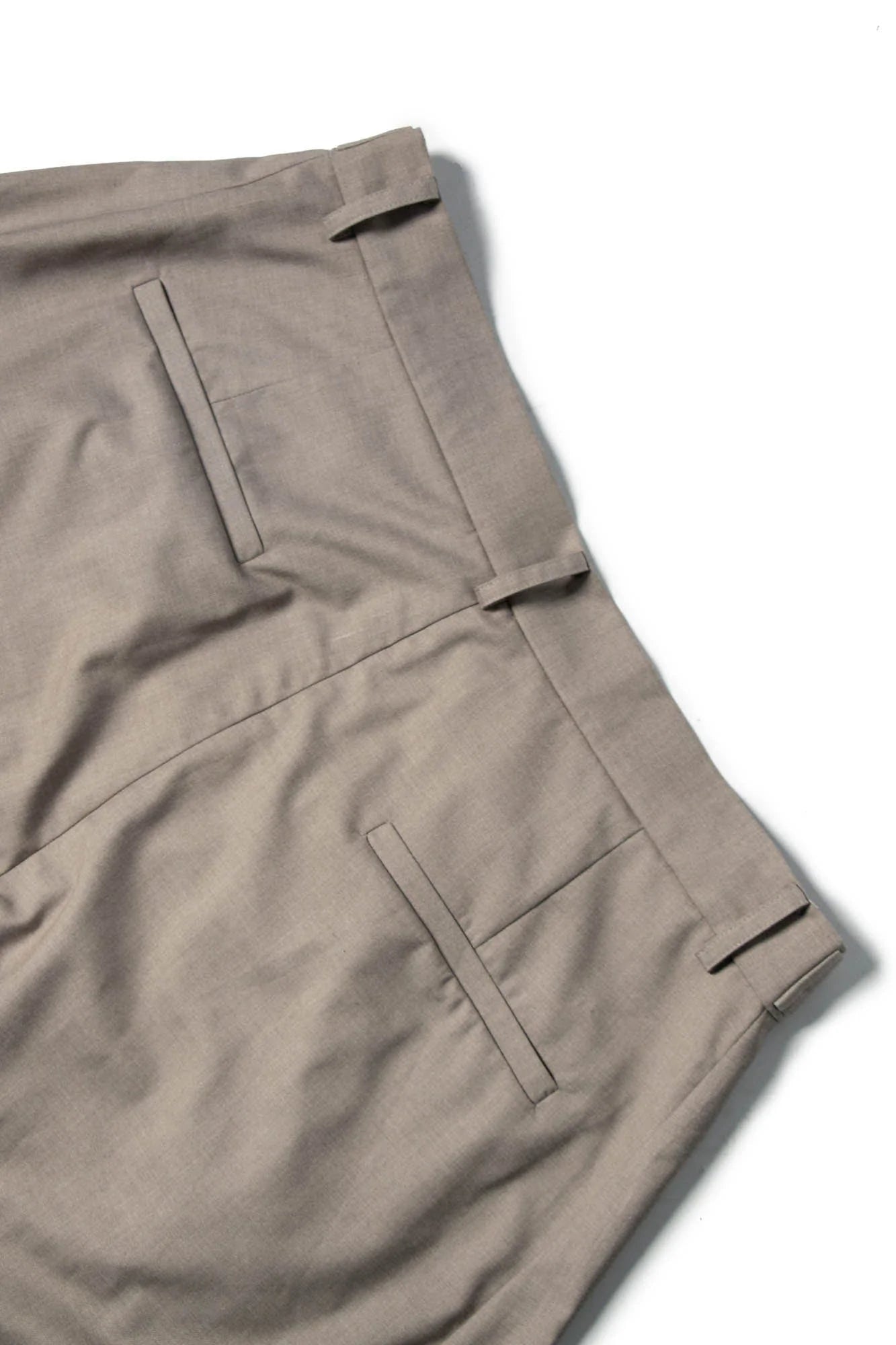 RELABEL Pleated Drape Wide-Leg Trousers