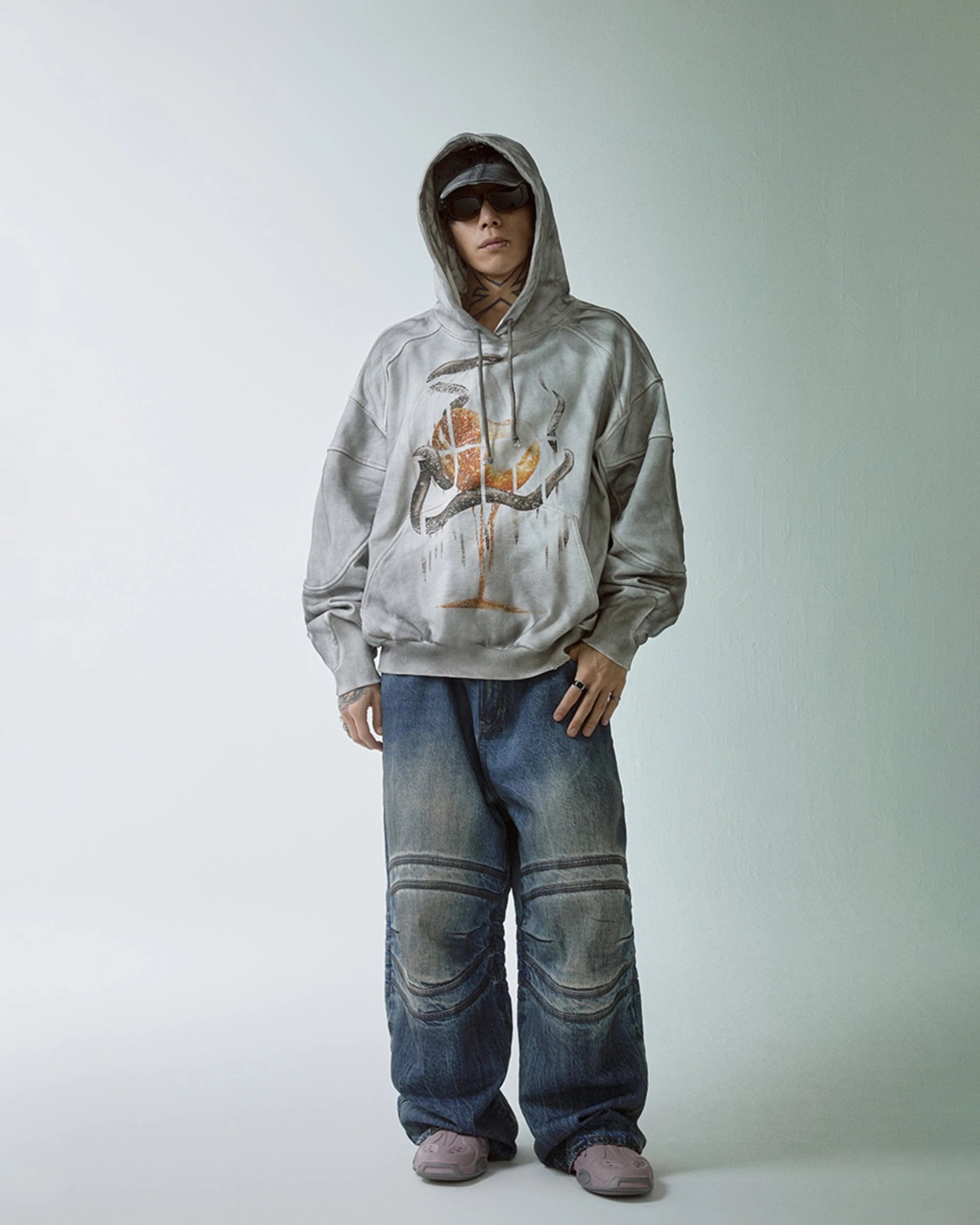 F2CE Retro Deconstructed Snake Hoodie