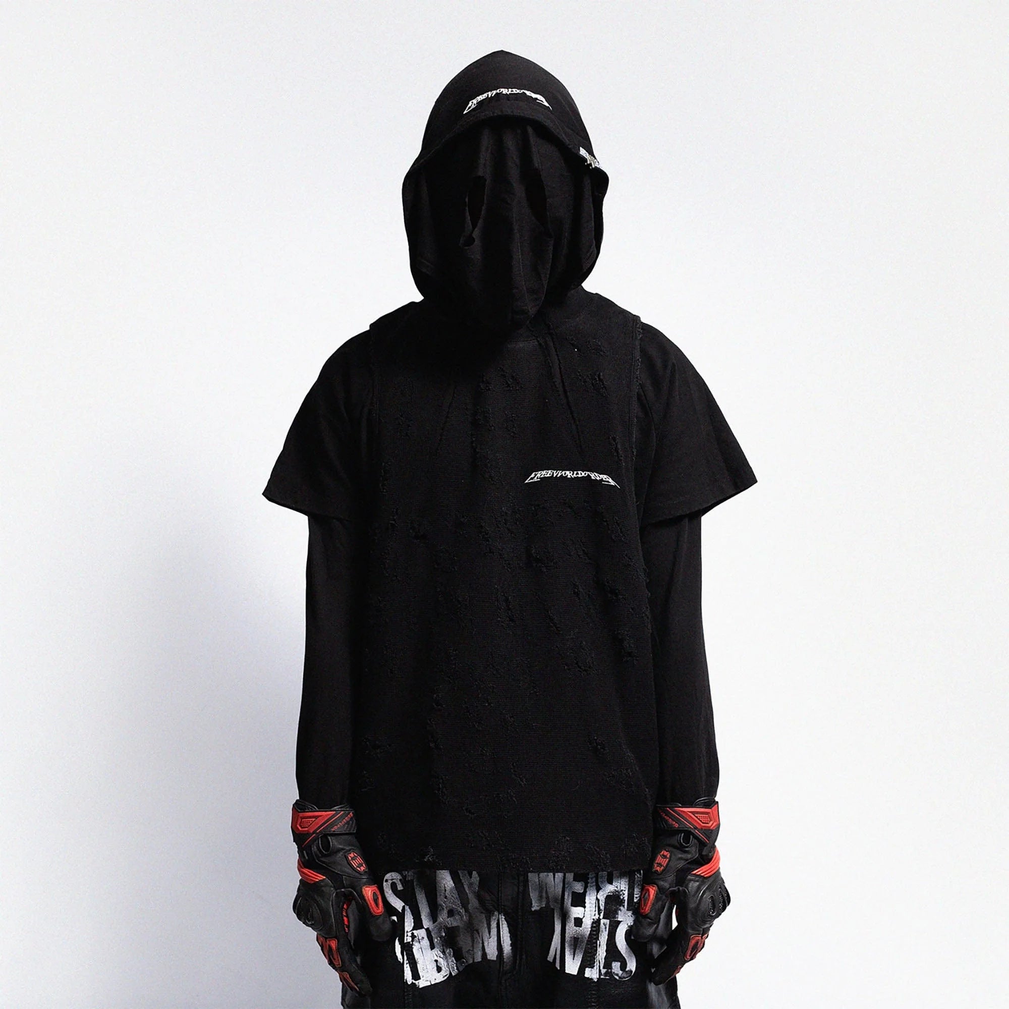 FVVO Ripped Multi-Wear Hoodie