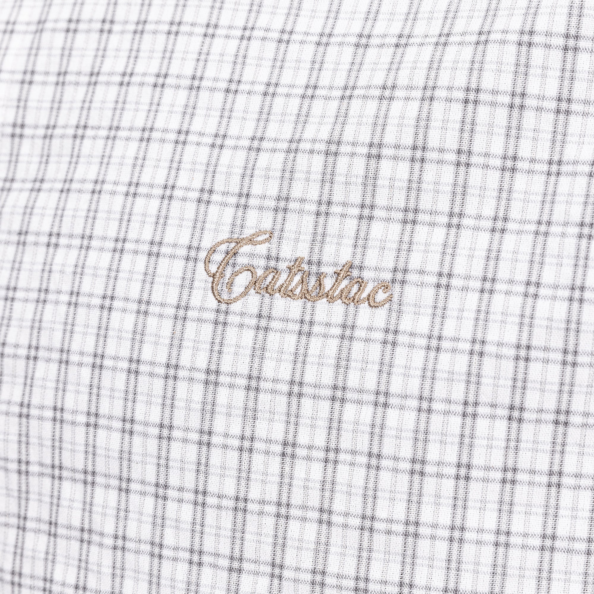 CATSSTAC Essential Gingham Embroidered Shirt