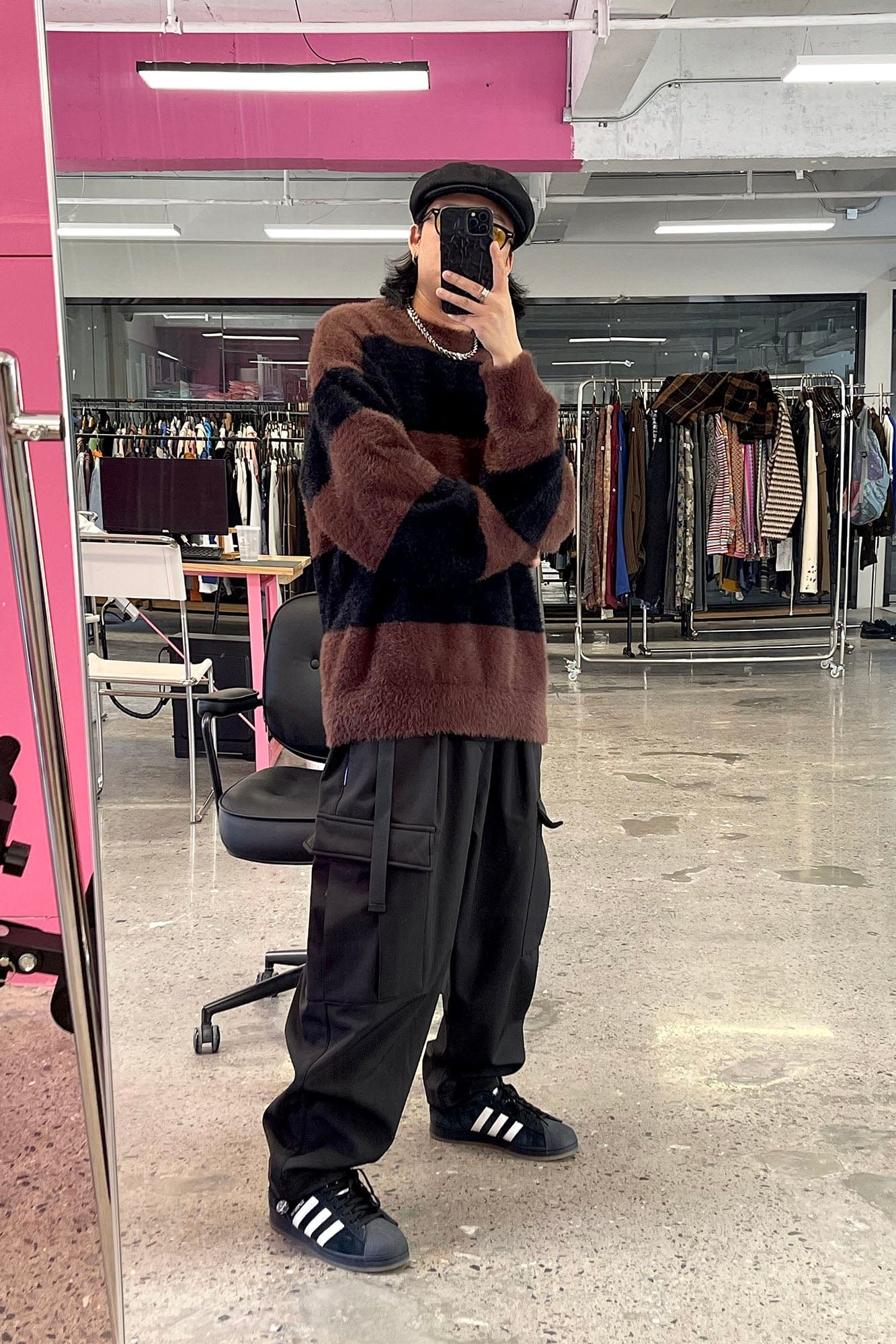 ME DA IGUAL Fleece-Lined Multi-Pocket Utility Pants