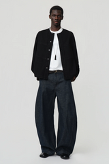 OPICLOTH Classic Indigo Curved-Leg Jeans