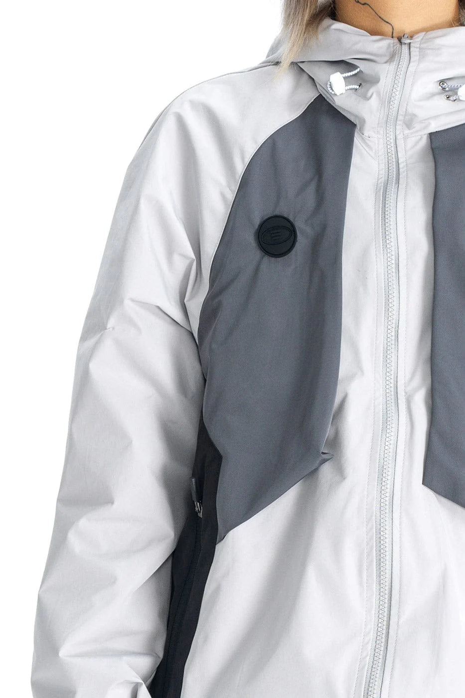 ENSHADOWER Spliced Splash-Proof Outdoor Zipper Jacket