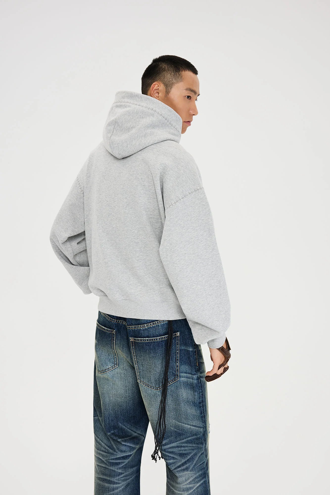 CATSSTAC Totem-Trimmed Kangaroo Pocket Hoodie