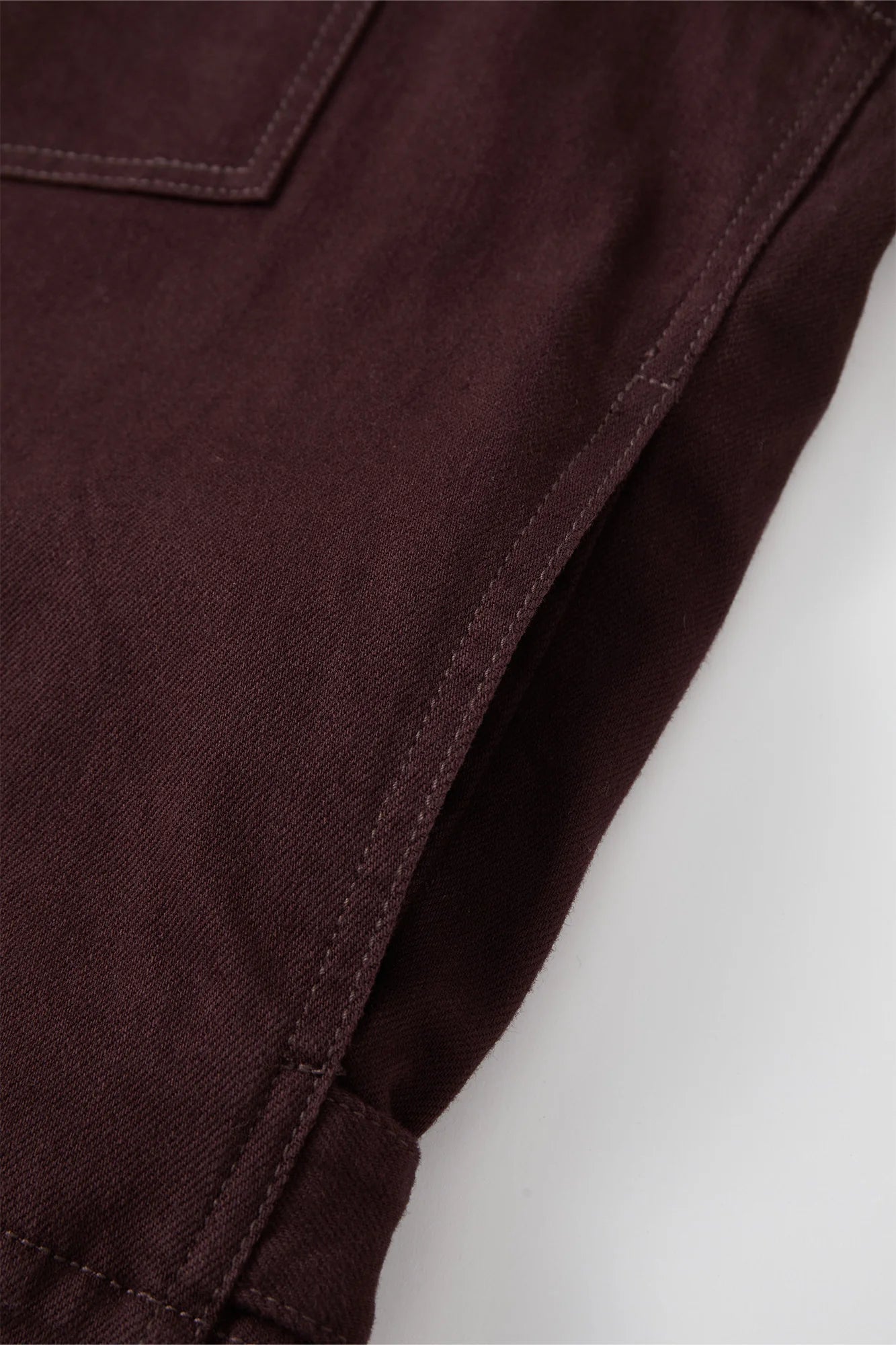OPICLOTH Washed Patch-Pockets Curved-Cuffs Jacket