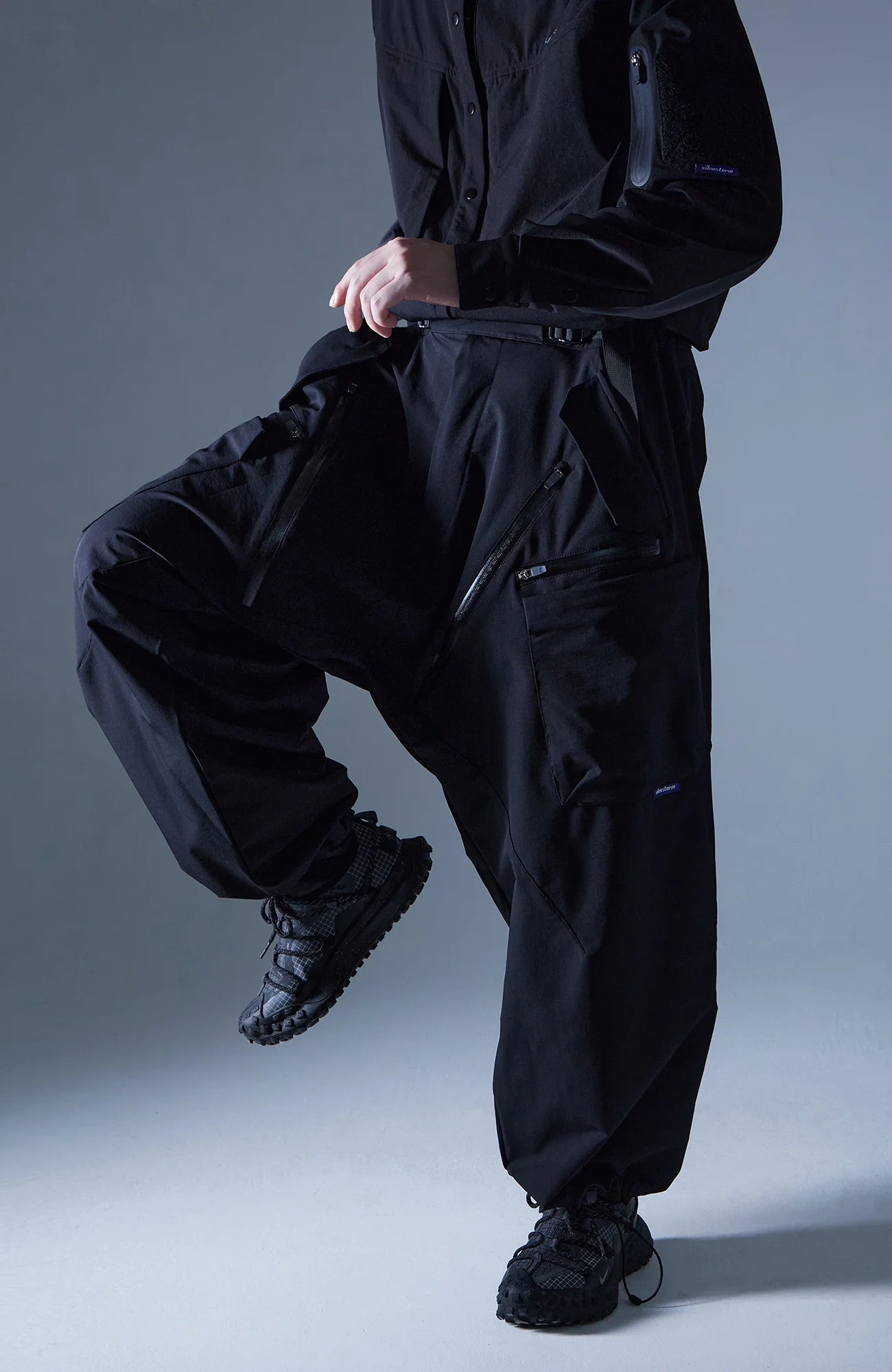 SILENSTORM Techwear Drop-Crotch Trousers