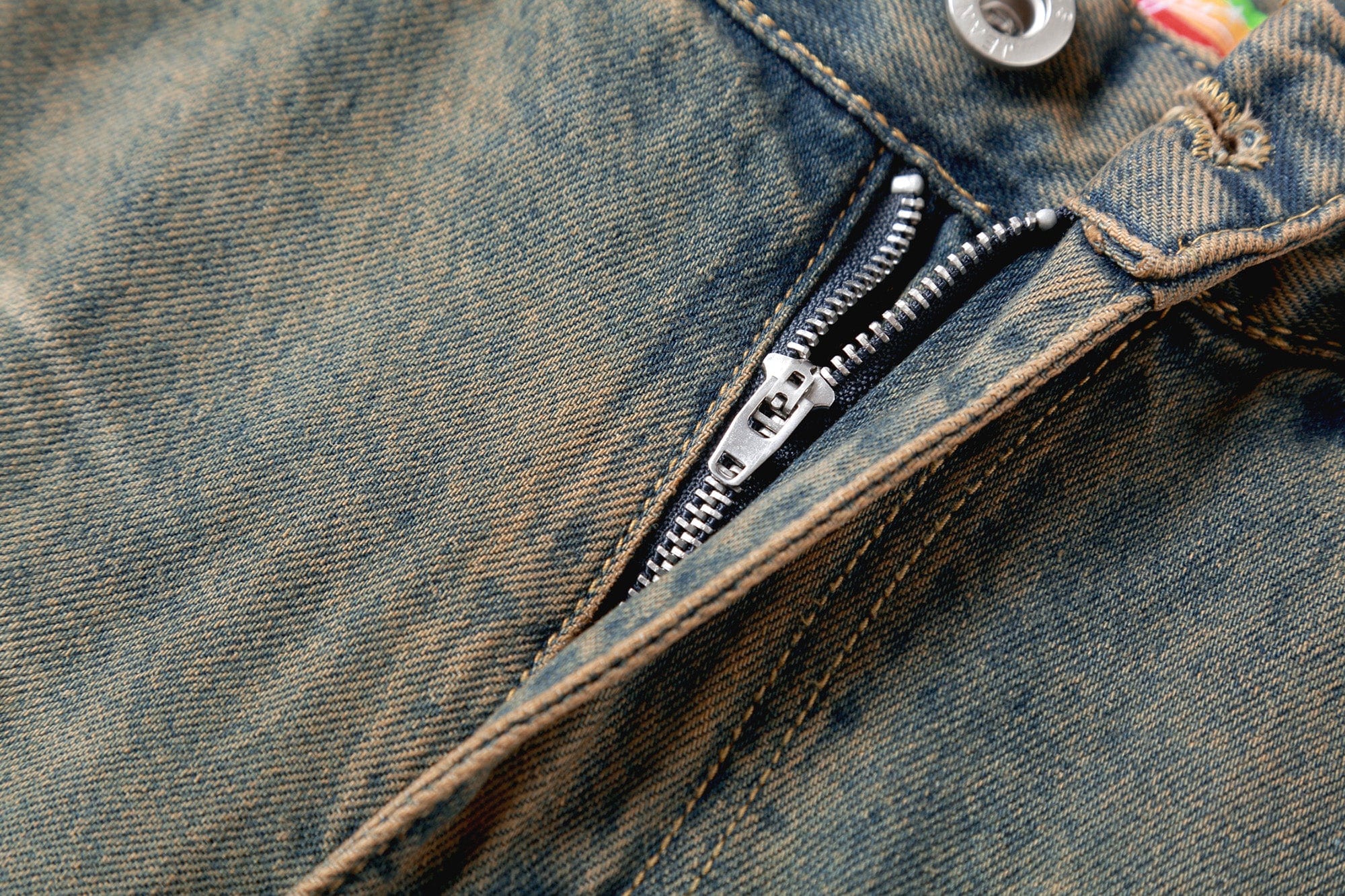 CLP Oversized Washed Denim Shorts
