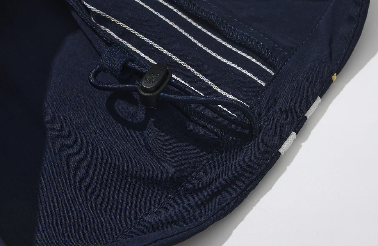 UMAMIISM Striped Drawstring Quick-Dry Track Pants