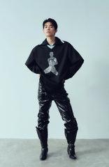 KADAKADA Diamond Graphic Layered Jersey