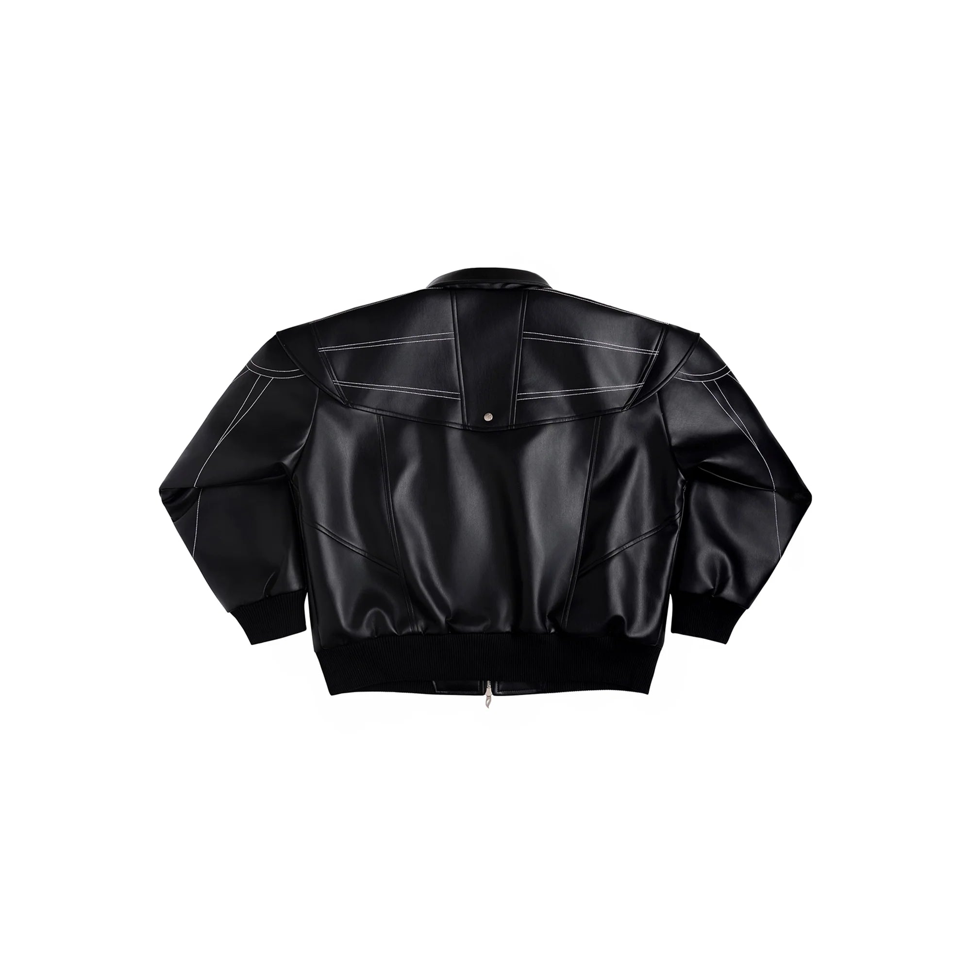 ESAIAS Deconstructed Stitch PU Jacket