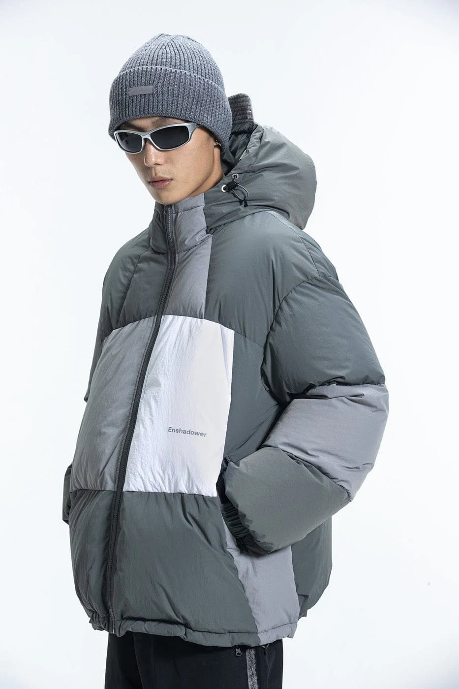 ENSHADOWER Patchwork Down Jacket