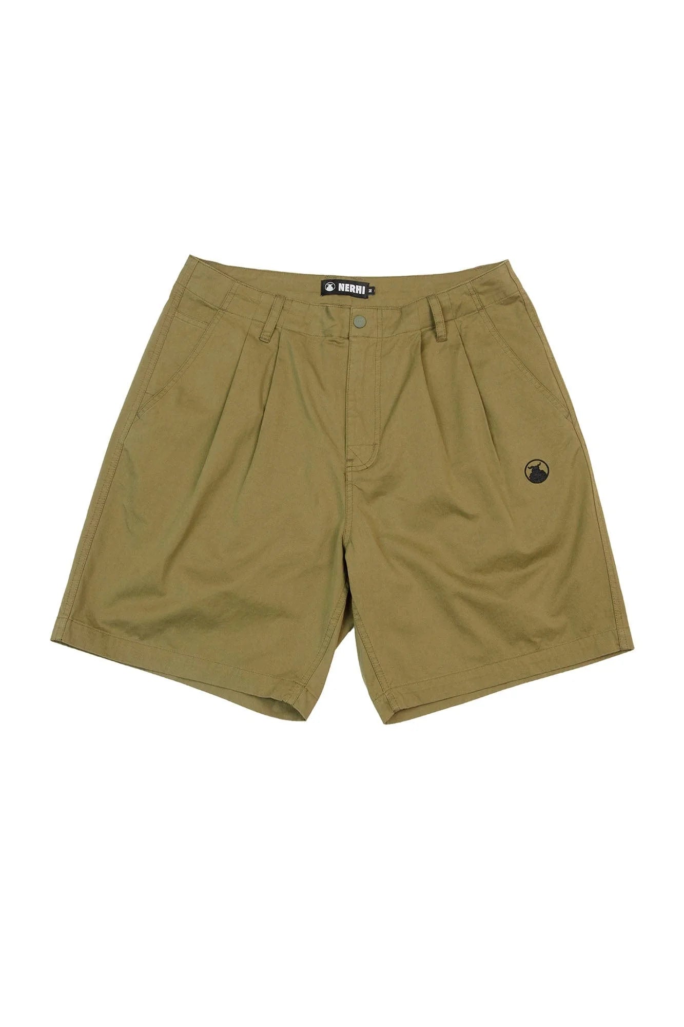 NERHI Essential LOGO Pleated Shorts