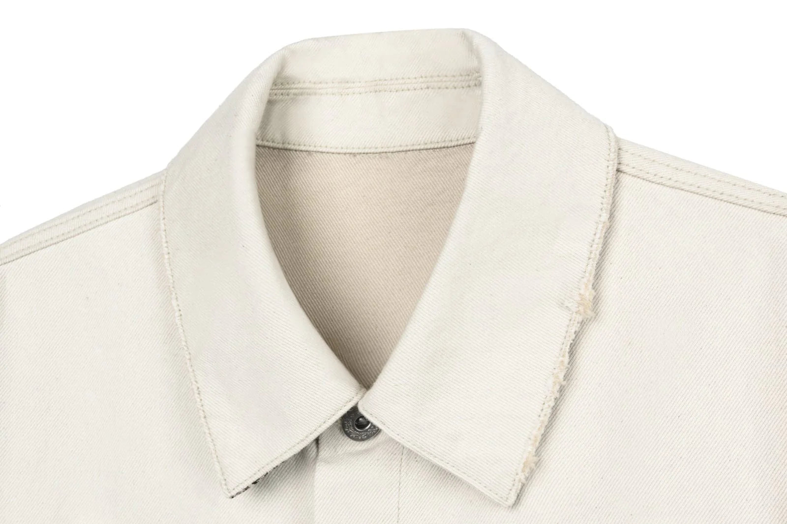 OKAYTHXBYE Distressed Houndstooth-Lined Frayed Jacket