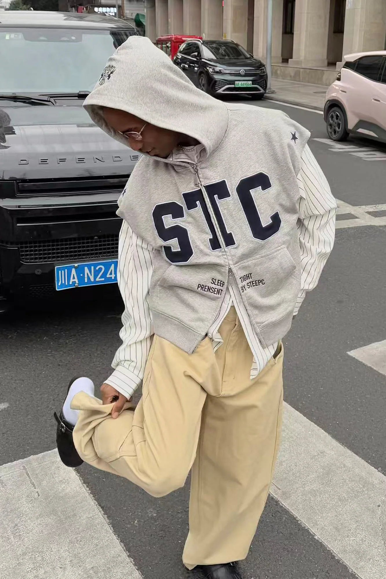 STEEPC Multi-Pocket Baggy Cargo Pants