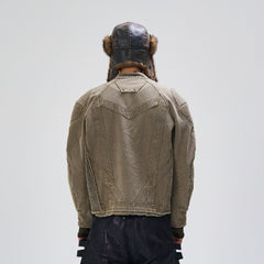 FLYERRER Panel Armor Moto Canvas Jacket