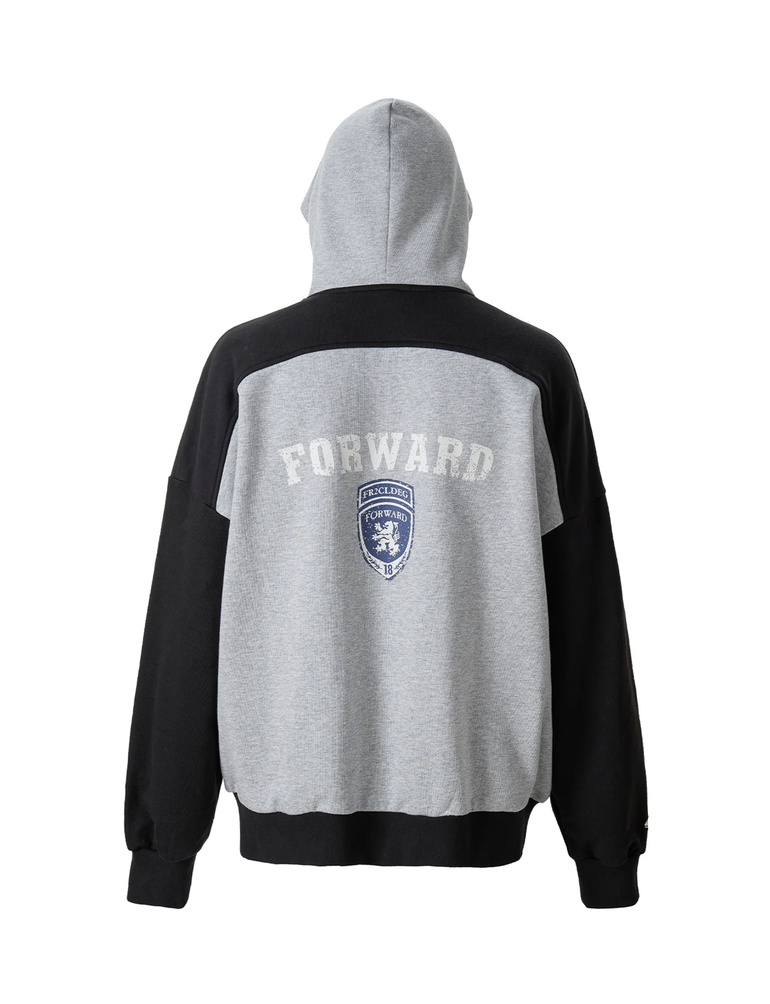 F2CE Contrast Panel Badge Graphic Hooded Jacket
