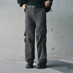 ENSHADOWER Modern Pleated Zipper Tactical Cargo
