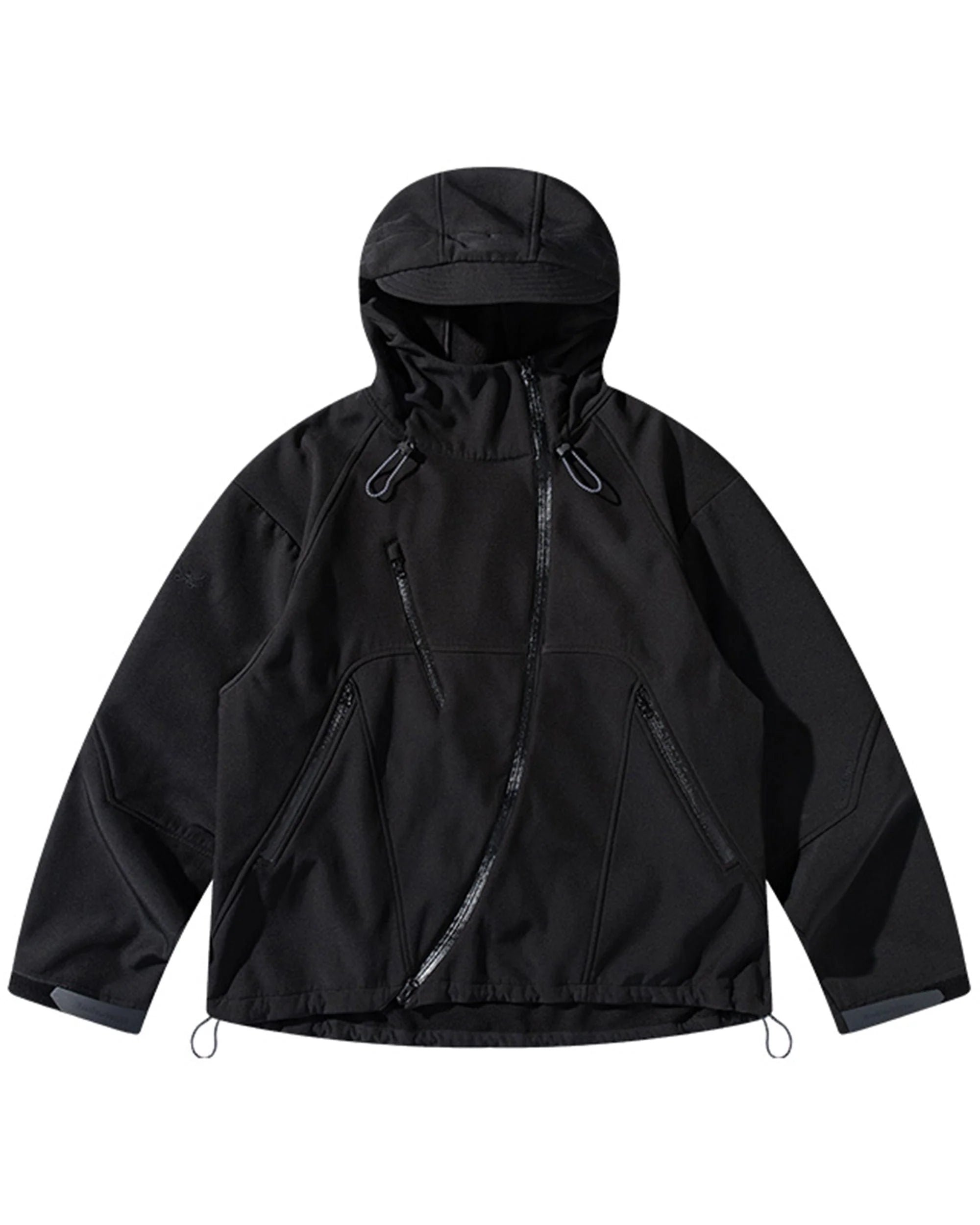 ENSHADOWER Deconstructed Asymmetrical Windbreaker