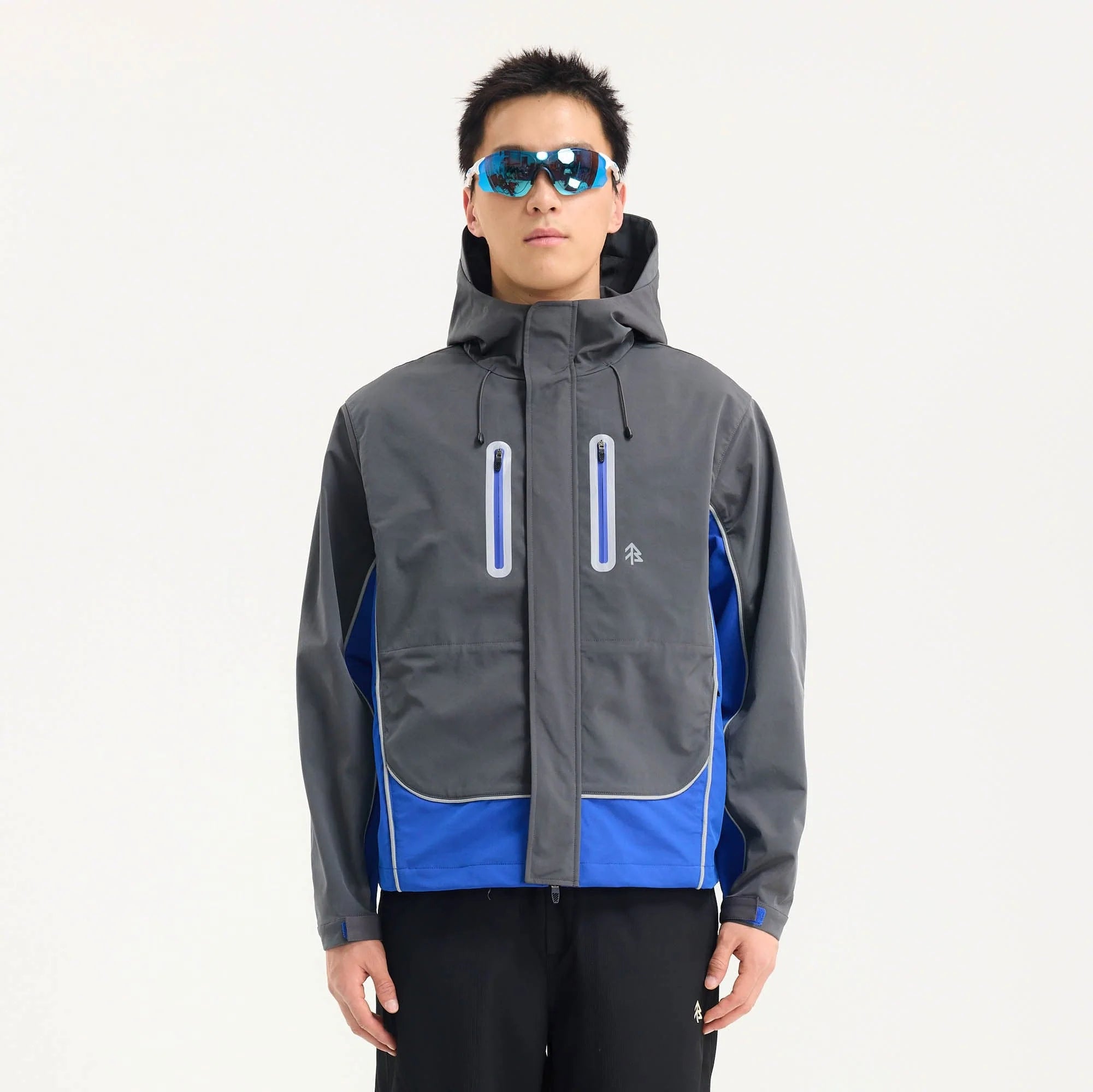 BONELESS Contrast Waterproof Utility Hooded Jacket