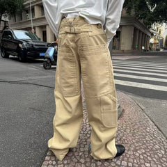 STEEPC Multi-Pocket Baggy Cargo Pants