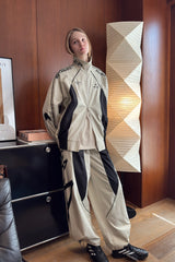 MIICHOUS Contrast Panel 3A Graphic Jacket