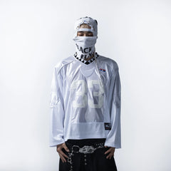 FVVO Padded Shoulder V-Neck Jersey