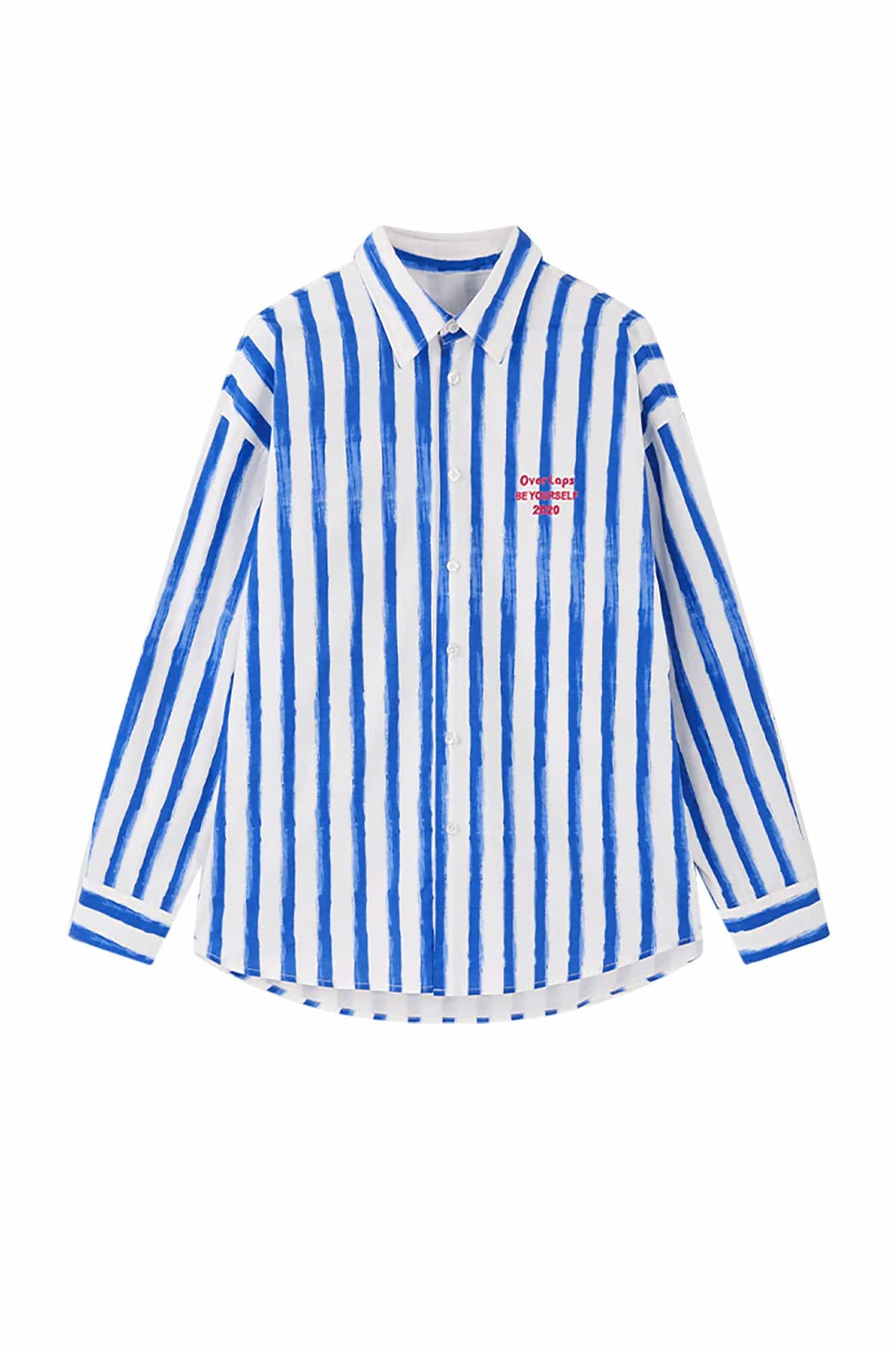 OVERLAPS Brushstroke Stripe Overshirt