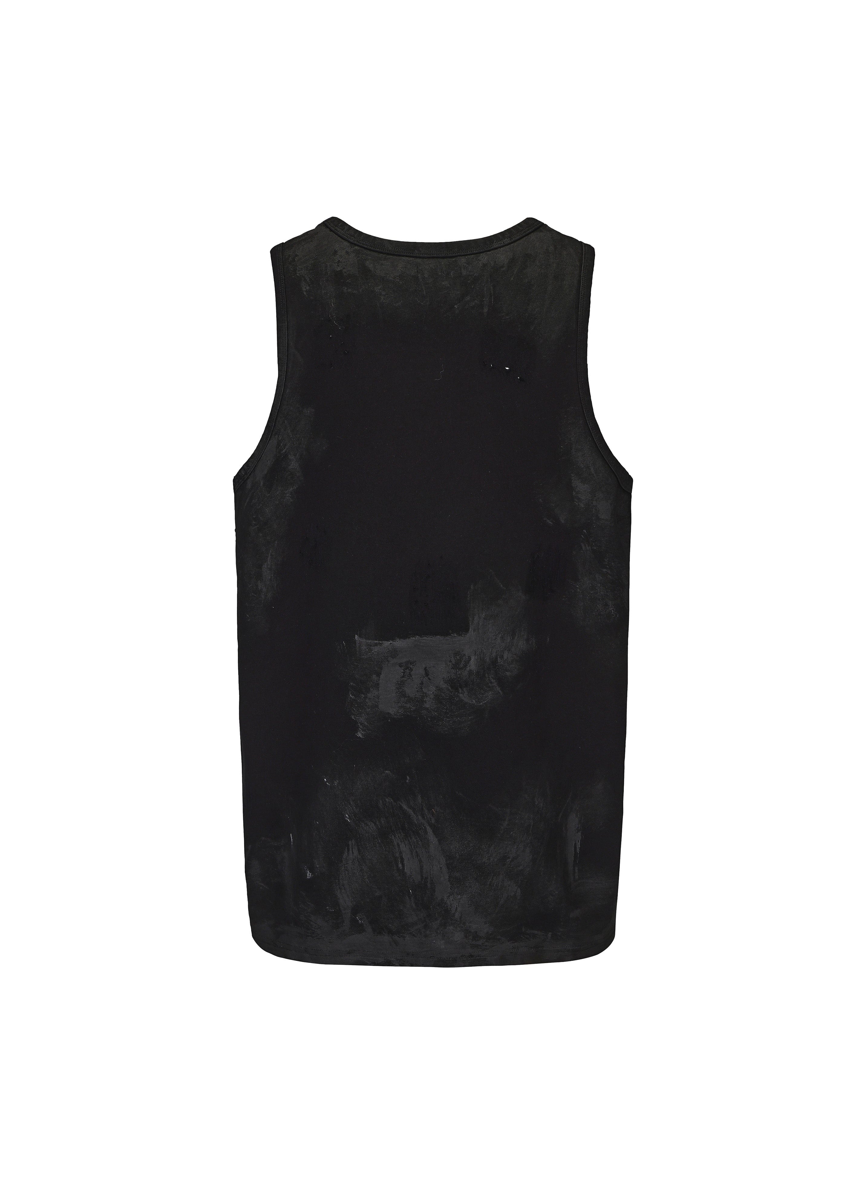 VANN VALRENCE Washed-Dyed Oversized Tank Top