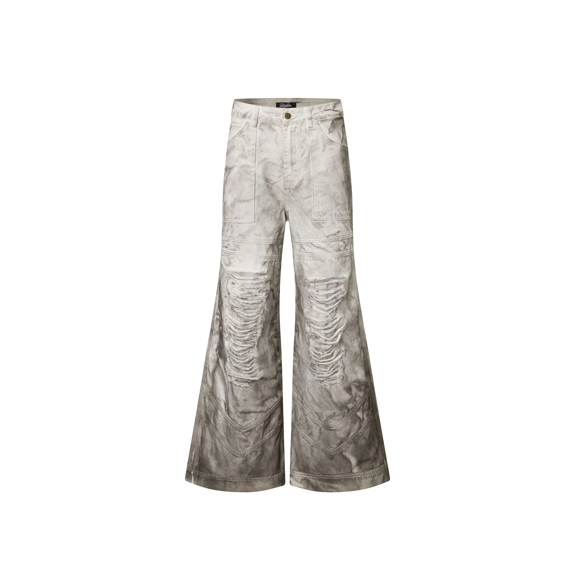 RECOVER ZONE Dirty Fit Ravaged Panel Jeans