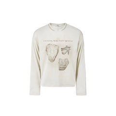 ESAIAS Distressed Stele Long Sleeve Tee