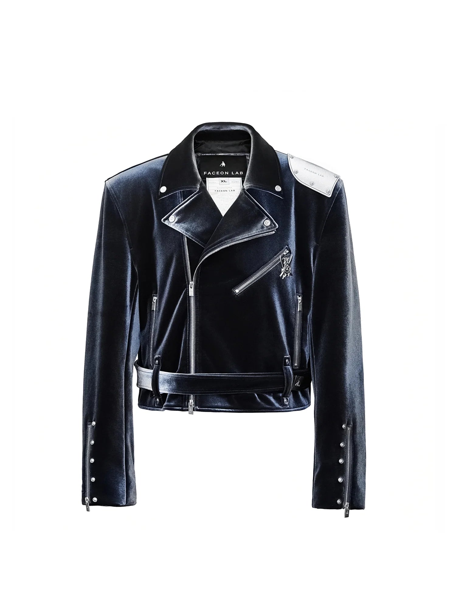 FACEONLAB Velvet Metal Epaulettes Jacket