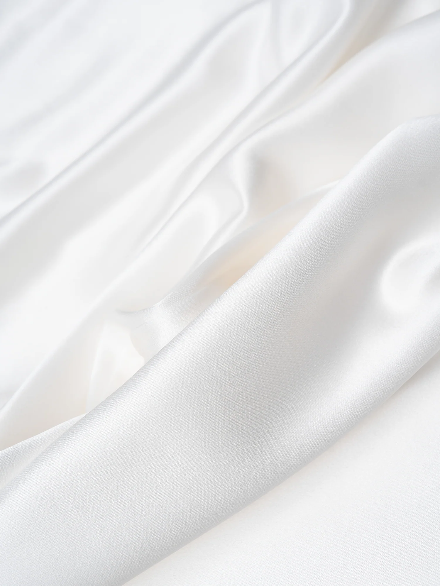 OUYANG WENJUN Minimal Satin Wide-Leg Pants