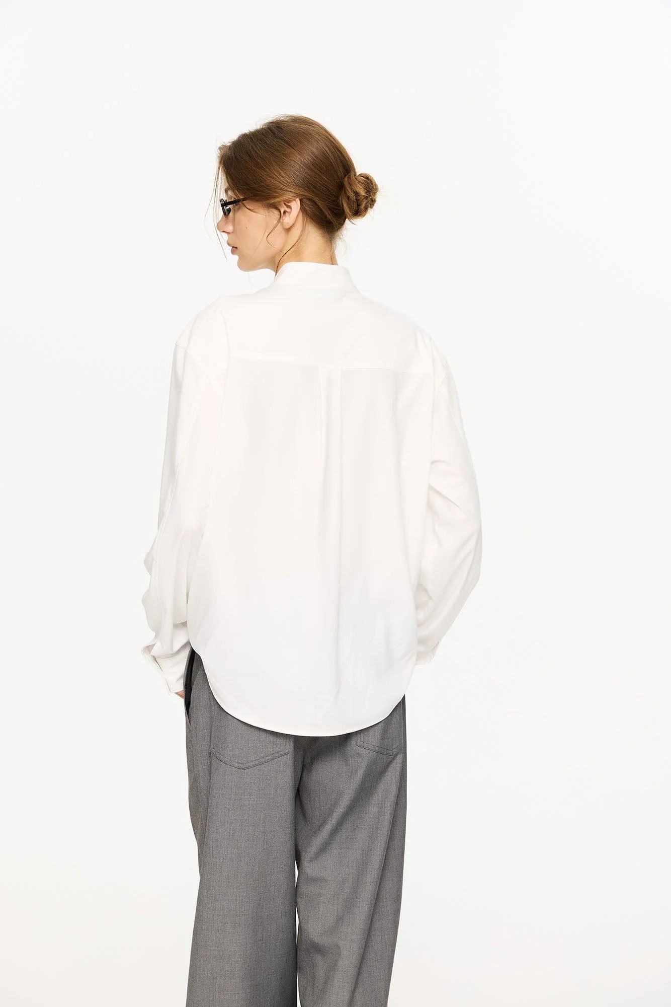 KREATE Faux Layered Fair Isle Pocket Shirt