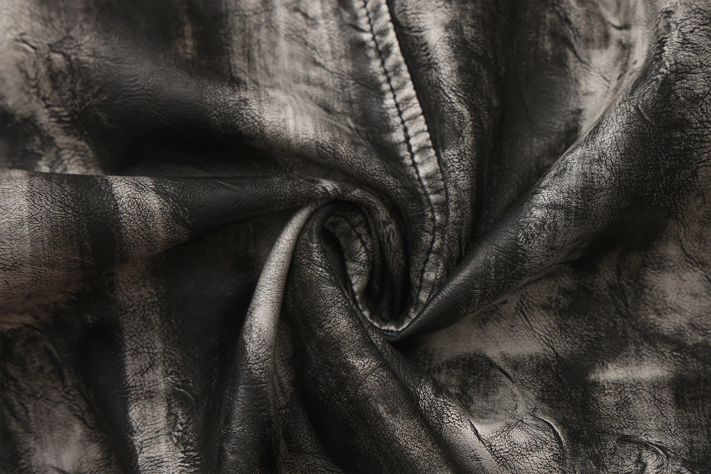 VANN VALRENCE Washed Grunge Paint Multi-Pocket Vest