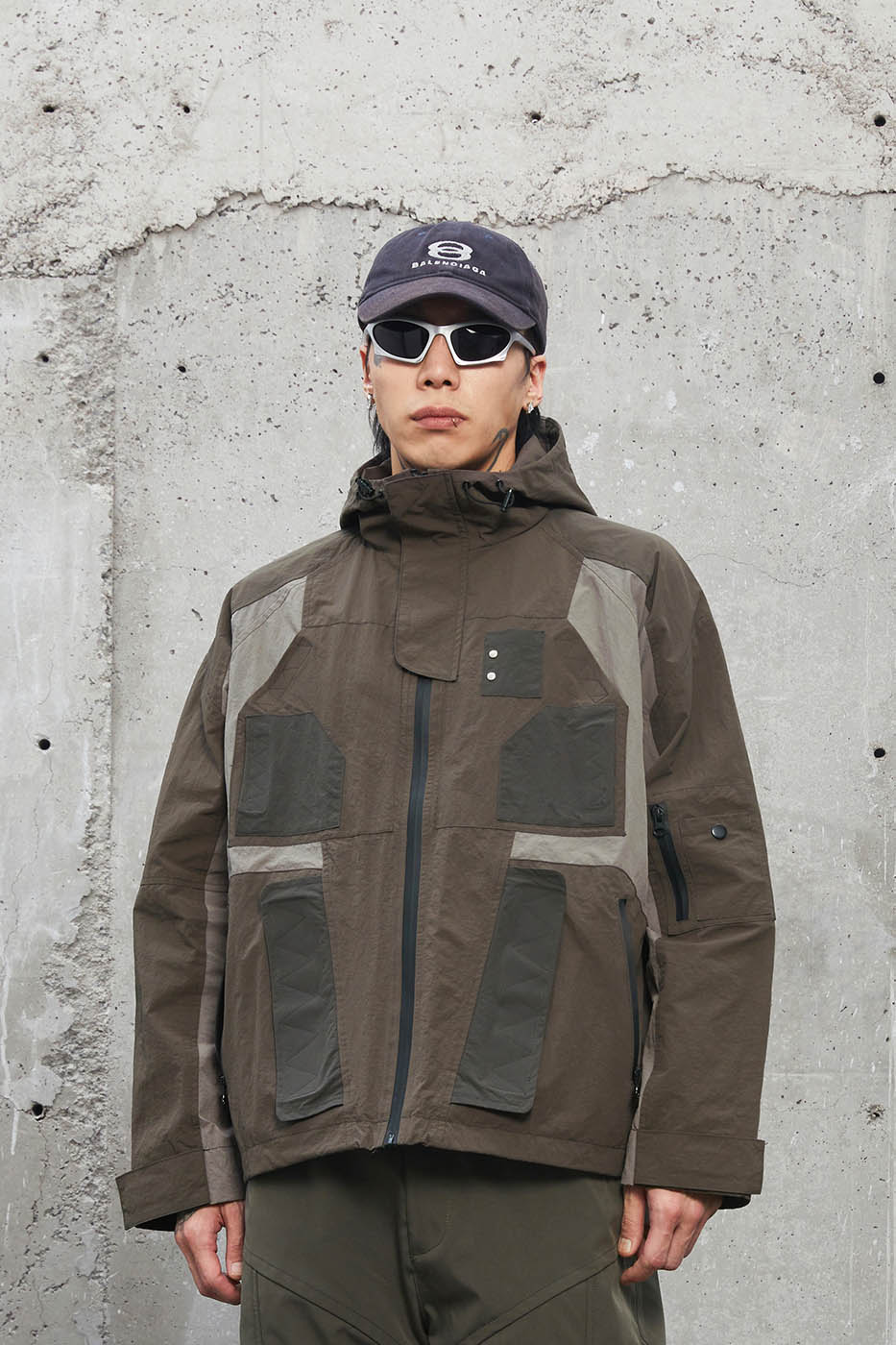 F2CE Deconstructed Waterproof Windbreaker