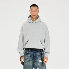 CATSSTAC Totem-Trimmed Kangaroo Pocket Hoodie