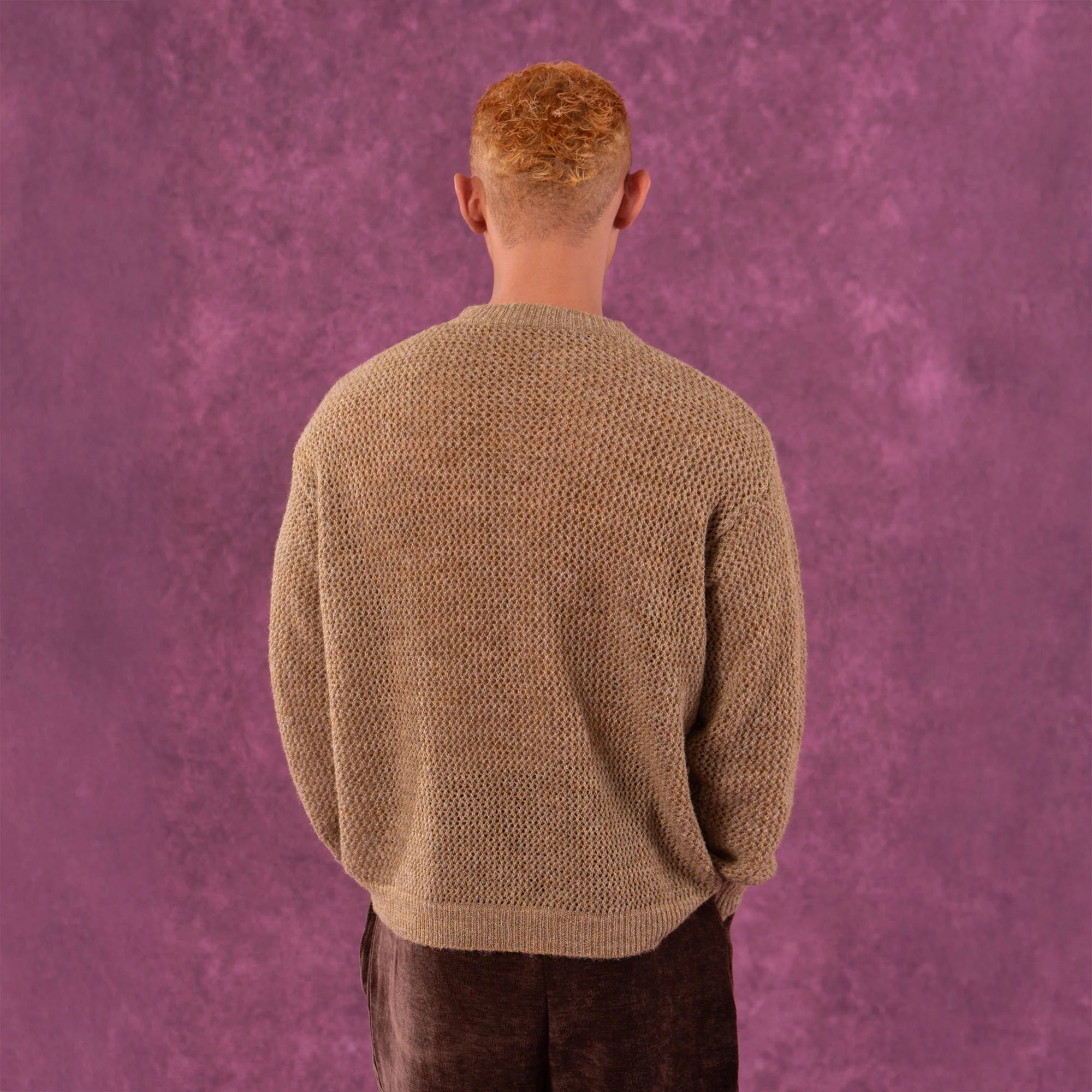 CLP Crochet Rose Wool-Blend Sweater