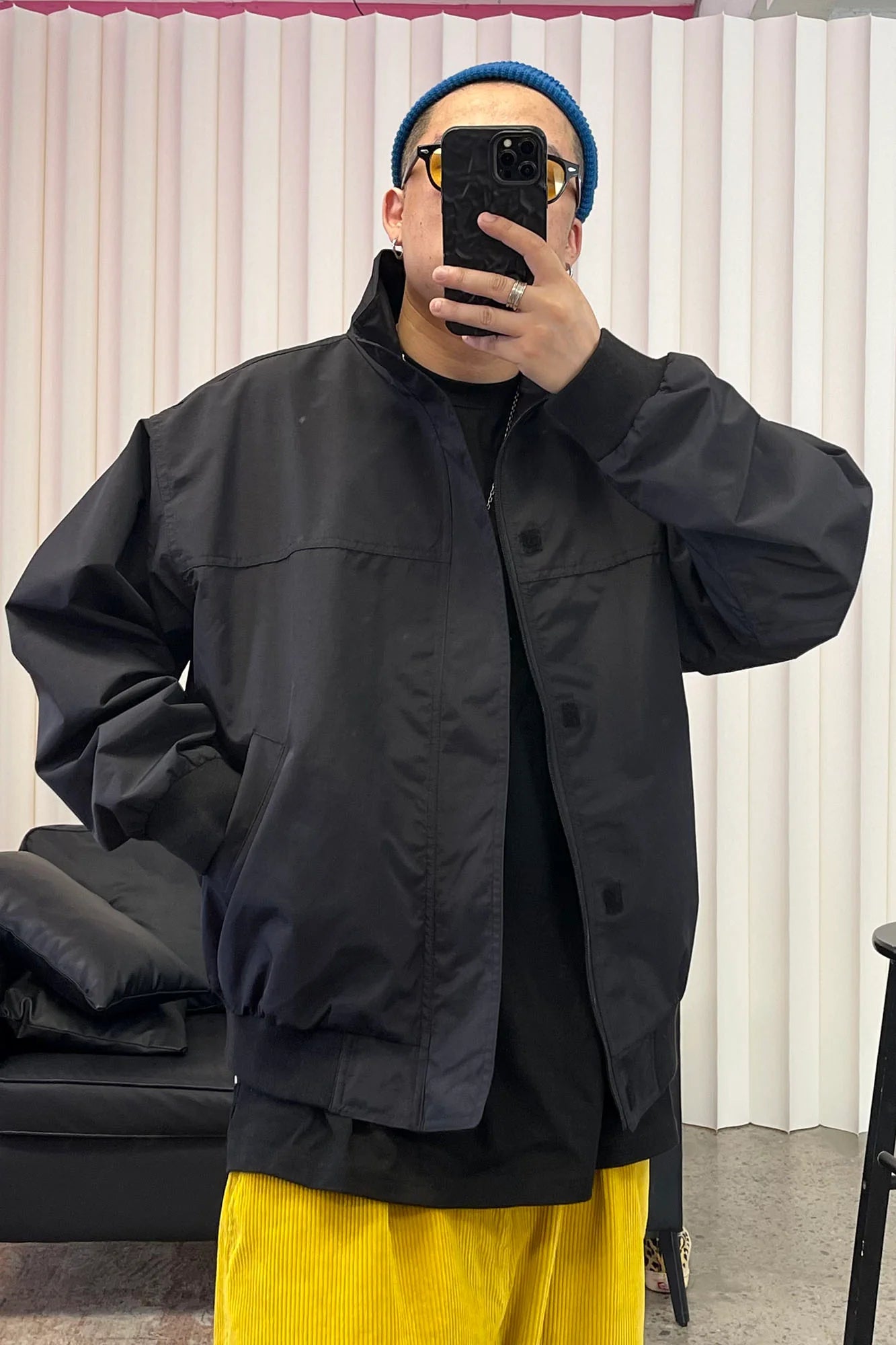 ME DA IGUAL Stand Collar Utility Waterproof Jacket