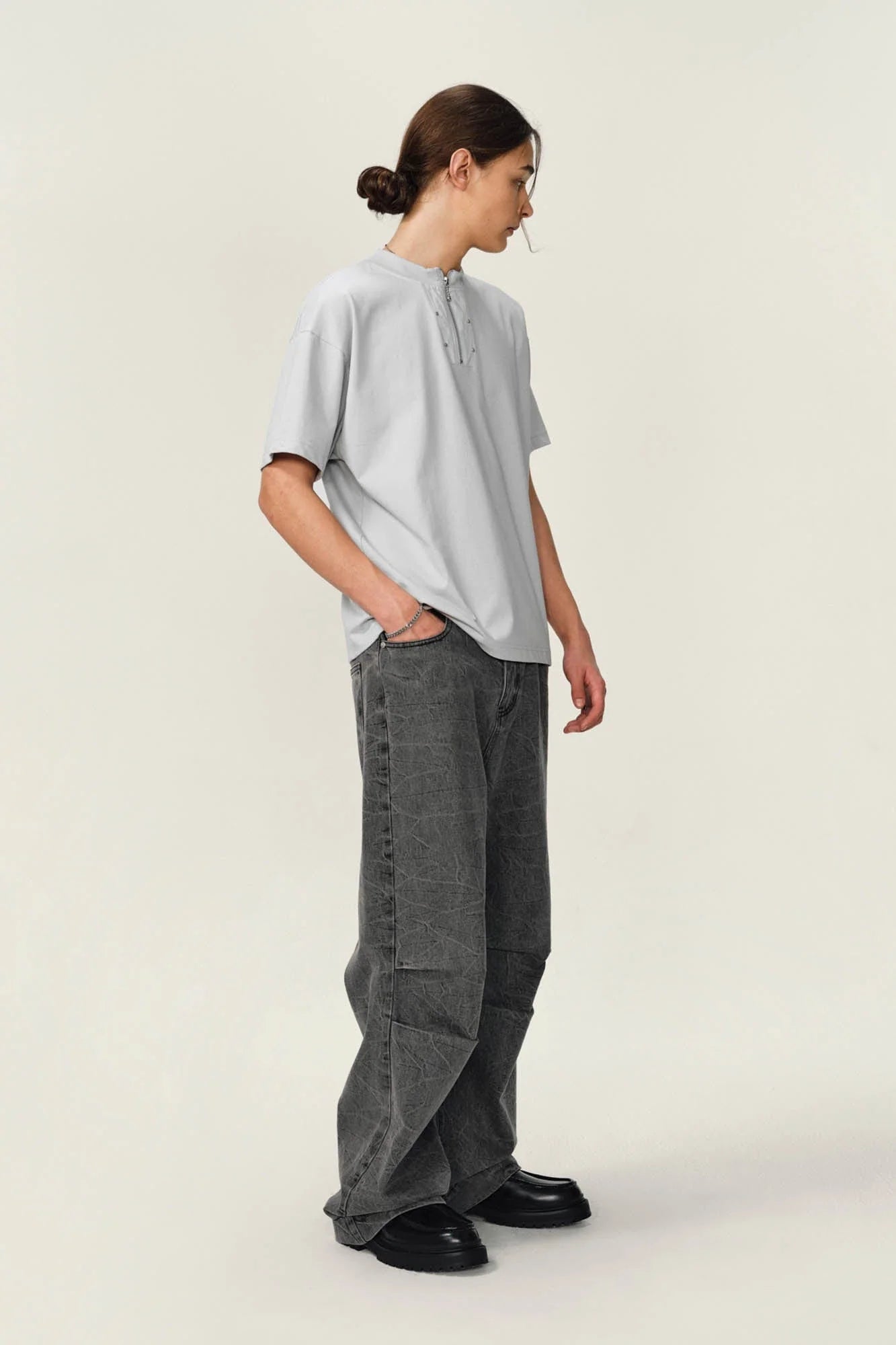 OVDY Half-Zip Rivet Sorona T-Shirt