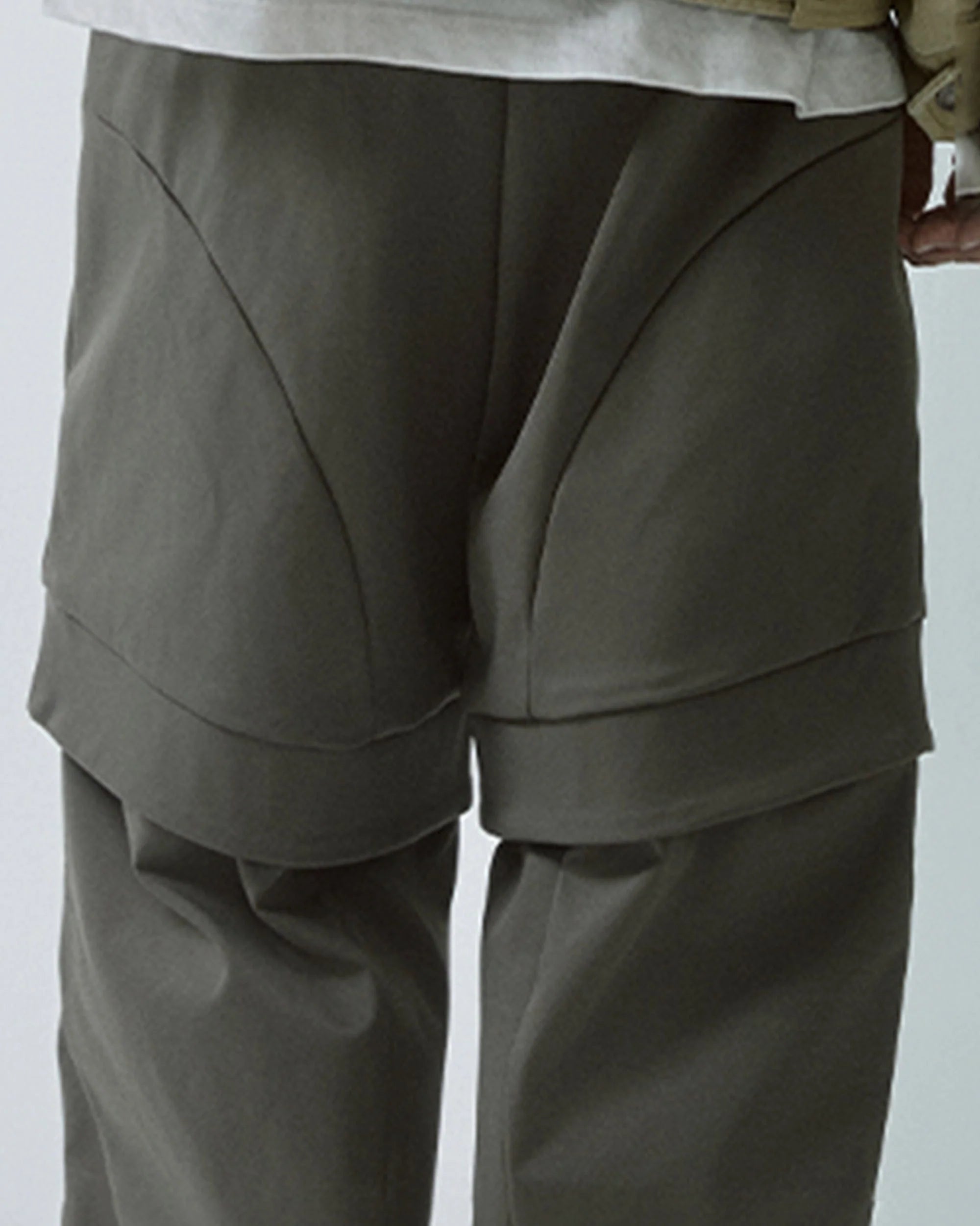 F2CE Modern Deconstructed Double-Knee Rivet Pants