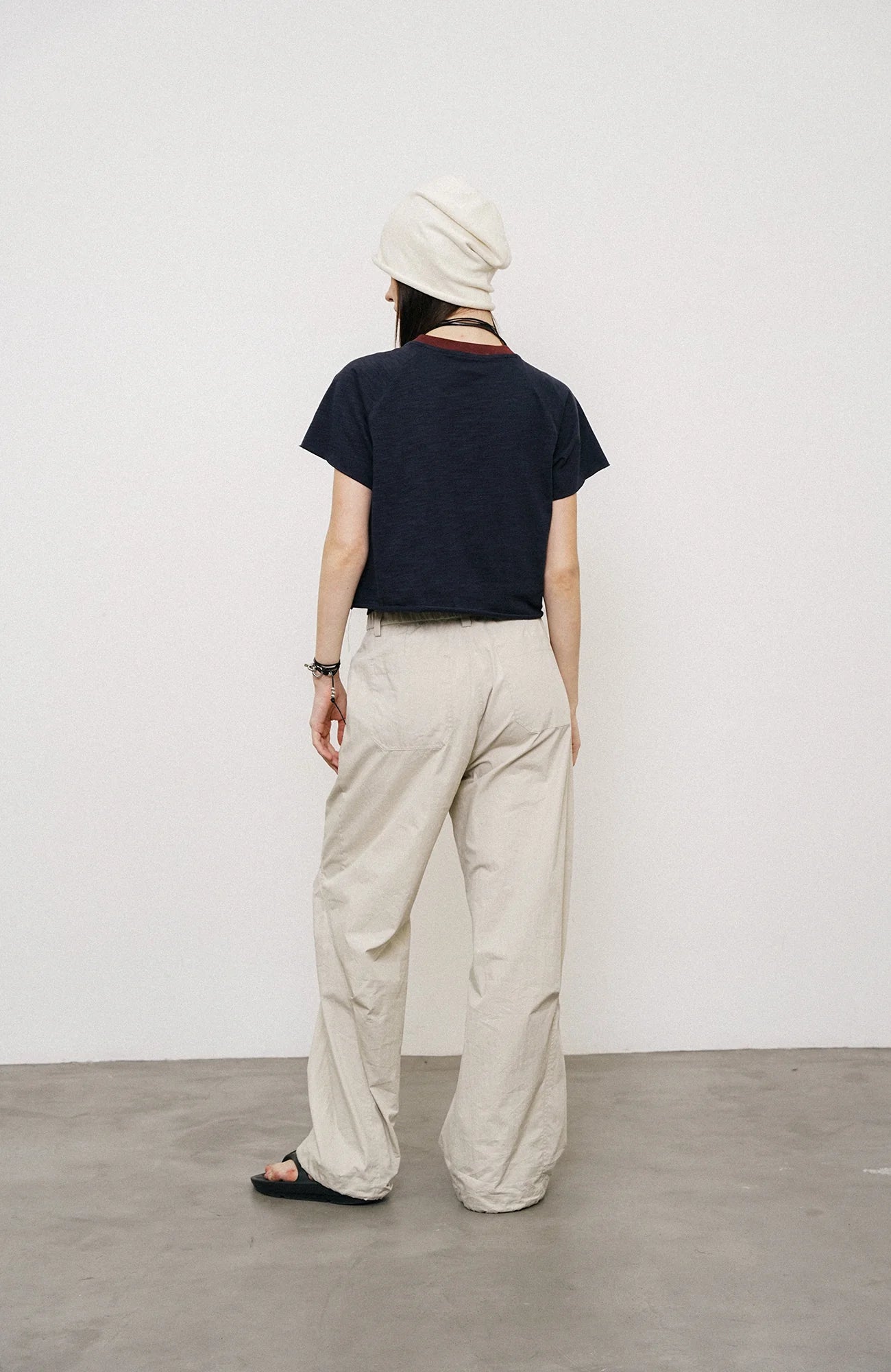 ROARINGWILD A ARCH Essential Drawstring Parachute Pants