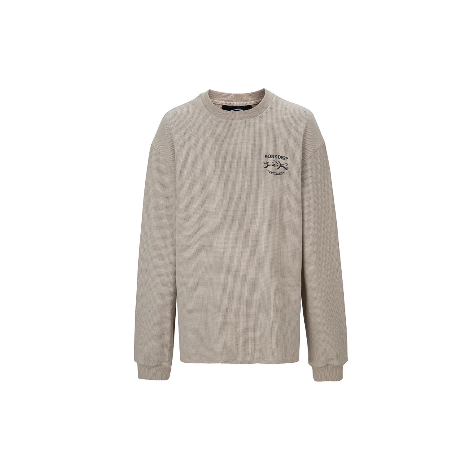 F2CE Skeleton Graphic Waffle Sweatshirt